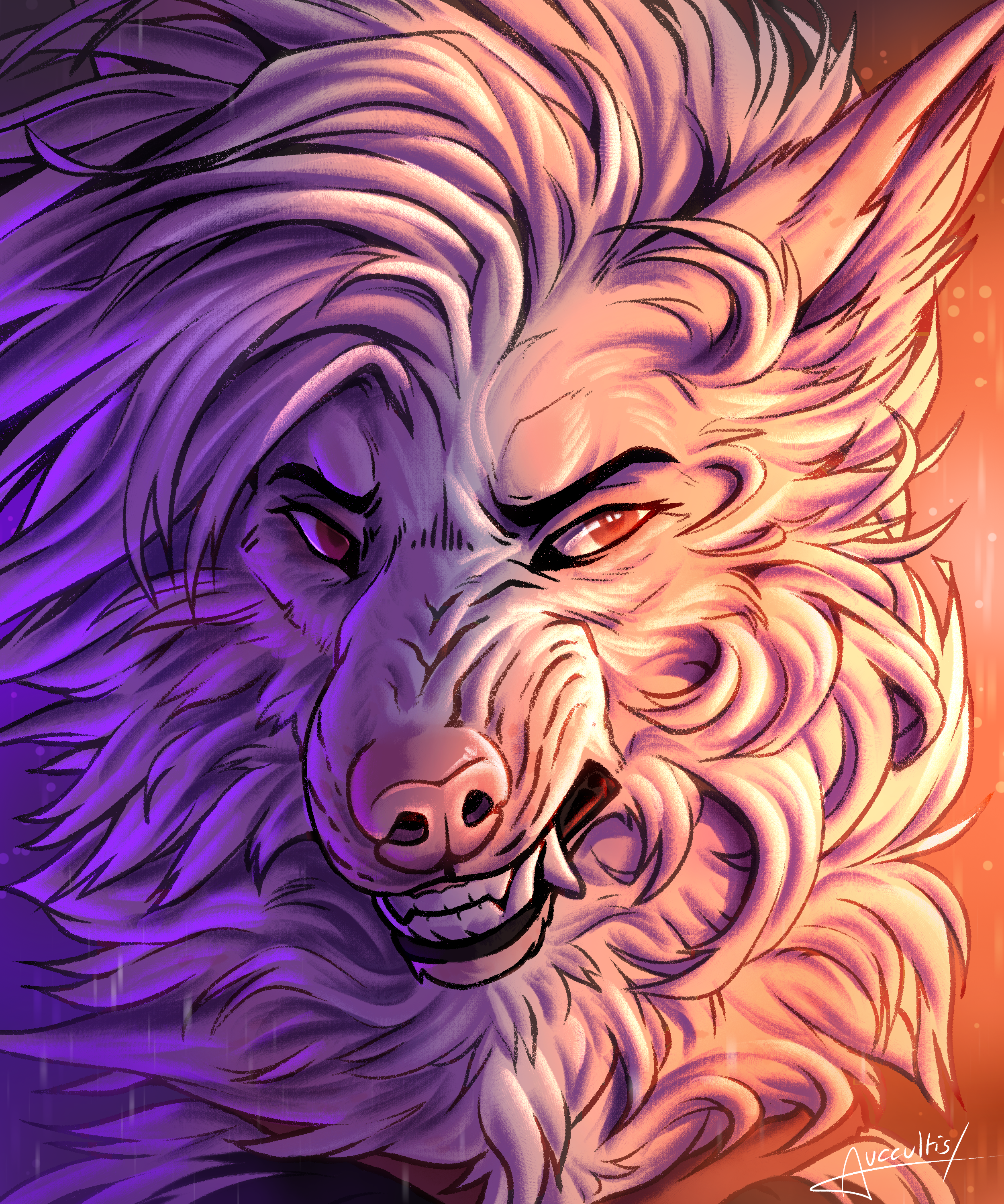 shaded headshot with void background