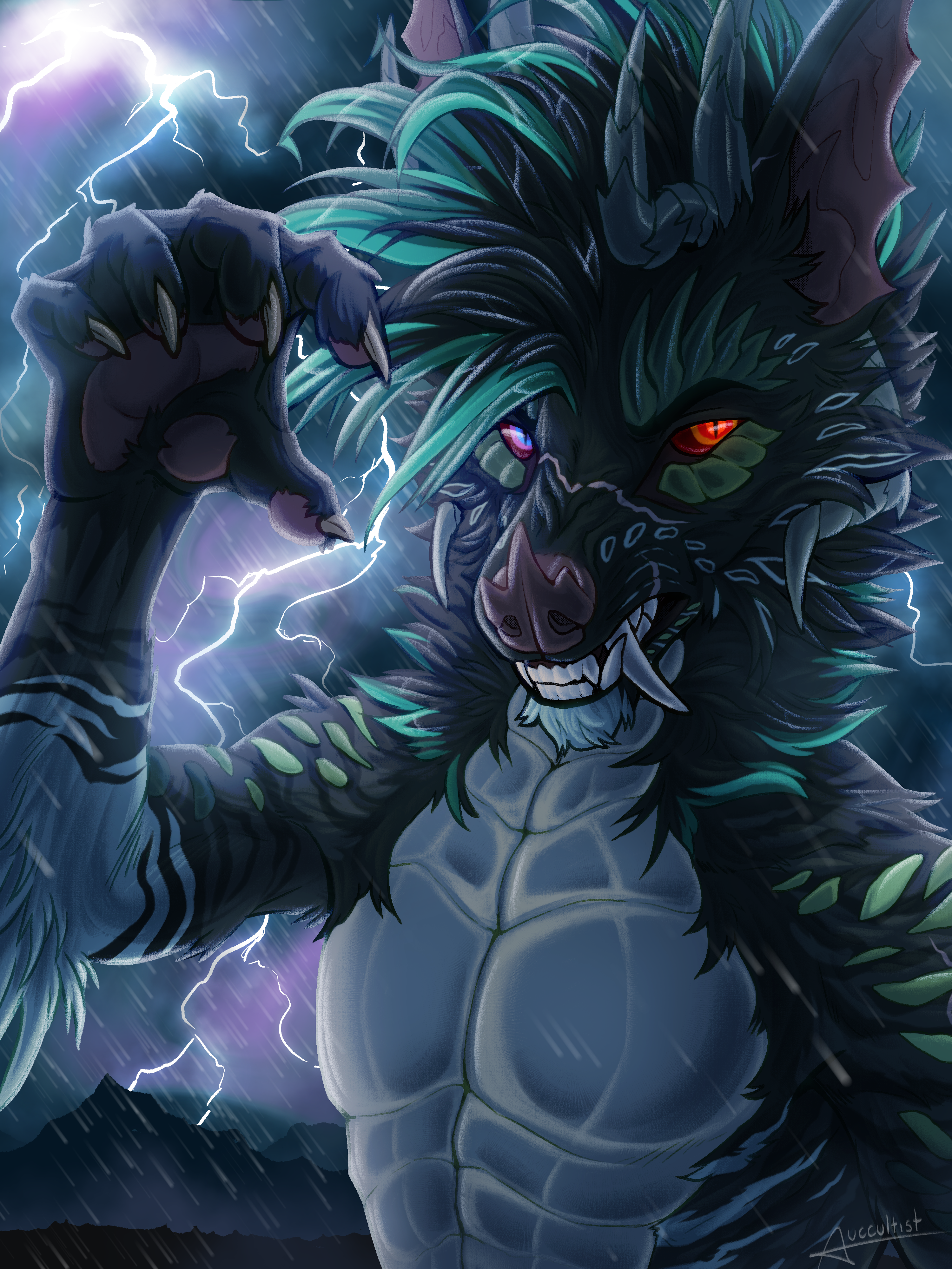 completed portrait YCH