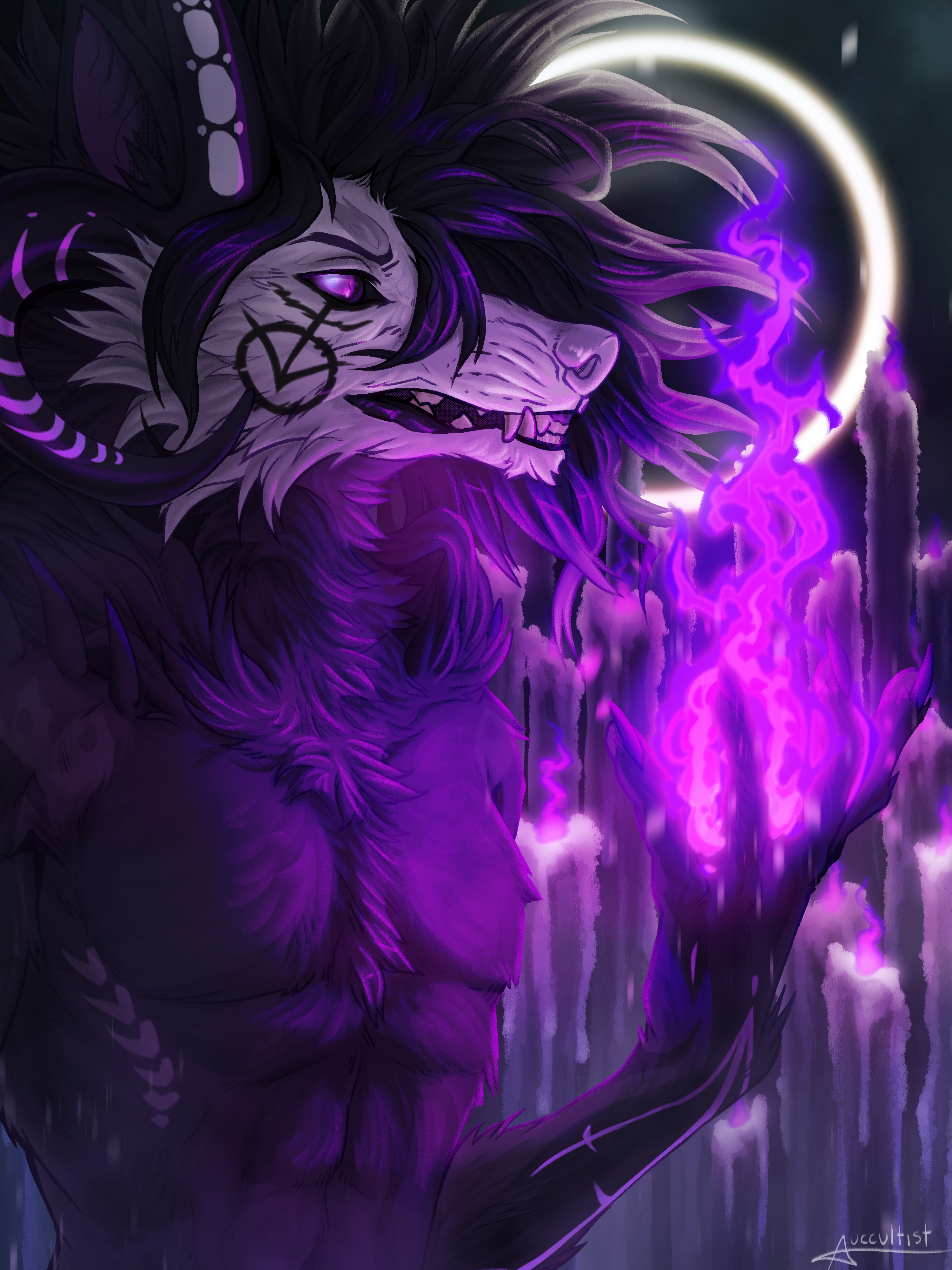 completed portrait YCH