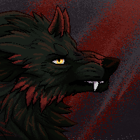 animated pixel icon with abstract animated background