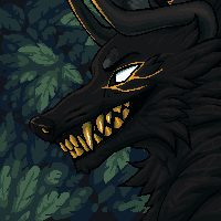 animated pixel icon with complex background