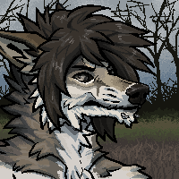 animated pixel icon with abstract background