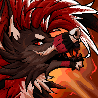 animated pixel icon with animated abstract background