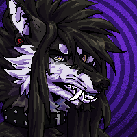 animated pixel icon with complex background
